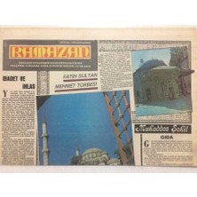 Gökçe Koleksiyon Tercüman Gazetesi Ramazan Eki 18 Eylül 1976 - Fatih Sultan Mehmet Türbesi   GZ50290