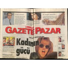Gökçe Koleksiyon Milliyet Gazetesi Gazete Pazar Eki 7 Mart 1999 - Yıldız Tilbenin Yıldızı Nasıl Söndü ?  GZ122300