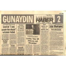 Gökçe Koleksiyon Günaydın Gazetesi Haber Eki 11 Mayıs 1980 - Amerika , Iran Harekatına Katılan Bazı Savaş Gemilerini Geri Çekiyor  GZ91520