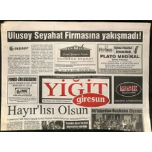 Gökçe Koleksiyon Yiğit Giresun Gazetesi 28 Temmuz 2010 - Osman Çakır , Giresuna Geliyor - Tolga Seyhan Baba Ocağında  GZ125264