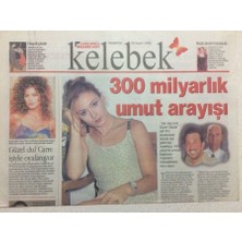 Gökçe Koleksiyon Hürriyet Gazetesi Kelebek  Eki 23 Kasım 1998 - Nukhet Duru Yeni Evini Oğluna Aldı   GZ35745
