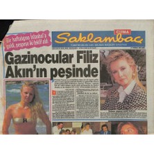 Gökçe Koleksiyon Günaydın Gazetesi Saklambaç Eki 27 Temmuz 1990 - Güzel Assolist Gece Sahnede , Gündüz Stüdyoda * Sibel Can  GZ115478