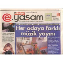 Gökçe Koleksiyon Hürriyet Gazetesi E-Yaşam Eki 30 Eylül 2005 - Ifa Ev Elektroniği Fuarının Gözdesi Düz Ekran Tvlerdi GZ96746