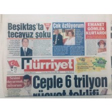 Gökçe Koleksiyon Hürriyet Gazetesi 4 Haziran 2004 - Bayhansesimi Duyurmak Istiyorum  GZ46664