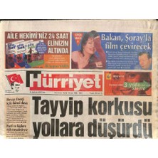 Gökçe Koleksiyon Hürriyet Gazetesi 26 Haziran 2001 - Bakan , Türkan Şorayla Film Çevirecek - First Asenaya Nazar Değdi GZ114237