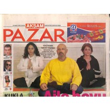 Gökçe Koleksiyon Akşam Gazetesi Pazar Eki 25 Mart 2007 - Deniz Akkaya Hem Pişman , Hem Değil  GZ93794