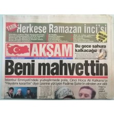 Gökçe Koleksiyon Akşam Gazetesi 9 Ocak 1997 Popçu Rafetin Gizli Nikahı - Ajda Büyük Aşkına Döndü - GZ44923