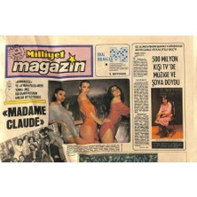 Gökçe Koleksiyon Milliyet Gazetesi Magazin Eki 15 Mayıs 1977 - 22. Eurovision Şarkı Yarışması Heyecanlı ve Kaliteli Geçti  GZ113937