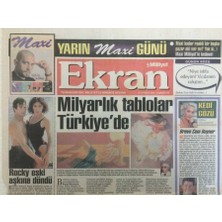 Gökçe Koleksiyon Milliyet Gazetesi Ekran Eki 8 Temmuz 1995 - Rock Eski Aşkına Döndü   GZ35324
