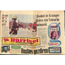 Gökçe Koleksiyon Hürriyet Gazetesi 9 Mart 1975 - Yakışıklılık Yarışında Alain Delon Üçüncü Olabilirdi  GZ114325