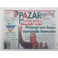 Gökçe Koleksiyon Hürriyet Gazetesi Pazar Eki - 29 Haziran 2003 - Prismanın Koçu Sonunda Konuştu    GZ46713