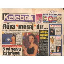 Gökçe Koleksiyon Hürriyet Gazetesi Kelebek Eki 30 Nisan 1991 - Brigitte Bardotu Çıldırttılar - Asu Maralmanın Buruk Sevinci  GZ122907