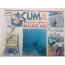Gökçe Koleksiyon Hürriyet Gazetesi Cuma Eki - 18 Haziran 2004 - En Güzel 10 Dalış Noktası    GZ46708