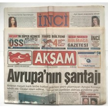Gökçe Koleksiyon Akşam Gazetesi Inci Eki Ile 27 Mayıs 1999 - Kriz Yaratan Üç Bakanlık      GZ5859