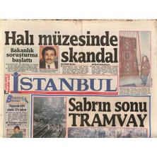 Gökçe Koleksiyon Hürriyet Gazetesi Istanbul Eki 17 Şubat 1992 - Halı Müzesinde Skandal - Manukyanı Soydular  GZ96533