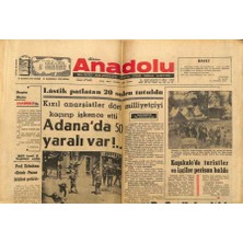 Gökçe Koleksiyon Bizim Anadolu Gazetesi 13 Kasım 1970 - Nrecmettin Erbakanortak Pazar Felaket Getirir   GZ97873