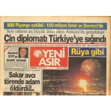Gökçe Koleksiyon Yeni Asır Gazetesi 10 Eylül 1986 - Anap , Cıanın Tüp Bebeğidir - Özfaturayı Kandırdılar GZ131881