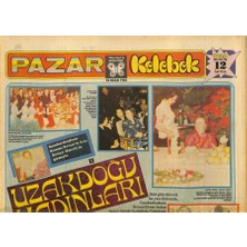 Gökçe Koleksiyon Hürriyet Gazetesi Pazar Kelebek Eki 23 Ocak 1983 - Amerikanın Sağlığı Kadınların Elinde - Travolta , Rockynin Elinde Yeniden Doğuyor  GZ125979