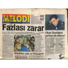 Gökçe Koleksiyon Sabah Gazetesi Melodi Eki 2 Mart 1995 - Okan Bayülgen Şarkıcı Mı Oluyor ! GZ102708