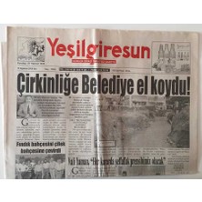 Gökçe Koleksiyon Yeşil Giresun Gazetesi 18 Ağustos 2009  - Çirkinliğe Belediye El Koydu ! GZ31005