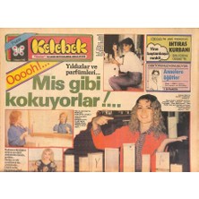 Gökçe Koleksiyon Hürriyet Gazetesi Kelebek Eki 7 Kasım 1982 - Ajda Pekkanı Köşeye Sıkıştırdılar  GZ126944