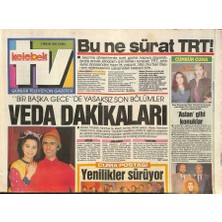 Gökçe Koleksiyon Hürriyet Gazetesi Tv Kelebek Eki 2 Nisan 1993 - Bülent Ersoyla 3. Randevu - Bu Ne Sürat Trt ! GZ128012