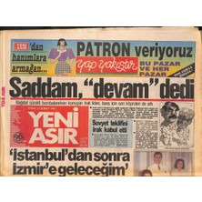Gökçe Koleksiyon Yeni Asır Gazetesi 22 Şubat 1991 - Dypye Başkan Adayı Aranıyor - Galatasarayın Haline Bakın  GZ131697