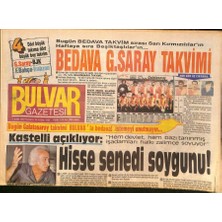 Gökçe Koleksiyon Bulvar Gazetesi 7 Aralık 1987 - Tülay Karaca Mı Burçin Orhon Mu ? - Papa Suikasti Sanığı Çelebi Geri Dönüyor   GZ126739