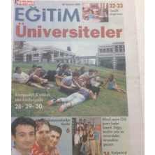 Gökçe Koleksiyon Hürriyet Gazetesi Eğitim Eki 28 Temmuz 2003 - Kampüsler 5 Yıldızlı Otel Konforunda   GZ35570