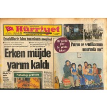 Gökçe Koleksiyon Hürriyet Gazetesi 24 Ekim 1977 - Emeklilerin Kira Tazminatı Meçhul GZ119133