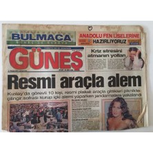 Gökçe Koleksiyon Güneş  Gazetesi 2 Mayıs 2001 - Fenere Aslan Taktiği  GZ10995