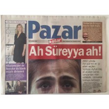 Gökçe Koleksiyon Star Gazetesi Pazar Eki 25 Kasım 2007  - Ah Süreyya Ah  Süreyya Ayhan Beş Yıl Aradan Sonra Yarışlardan Men Edilebilir   GZ28405