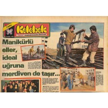 Gökçe Koleksiyon Hürriyet Gazetesi Kelebek Eki 18 Şubat 1983 - Gülriz Sururi Çok Heyecanlı  GZ126988