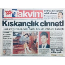 Gökçe Koleksiyon Takvim Gazetesi 14 Mart 1997 - Nukhet Durunun Gözleri Kamaştı  GZ42884