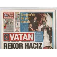 Gökçe Koleksiyon Vatan Gazetesi  - 7 Ağustos 2005 -  Efeste Hacı Olacaklar  David Beckham ve Eşi Victoria GZ48107