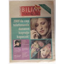 Gökçe Koleksiyon Cumhuriyet  Gazetesi Bilim Teknoloji  Eki 2 Ocak 2009 - 2009 Da Cep Telefonunda Dananın Kuyruğu Kopacak   - GZ16226