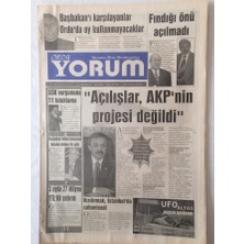 Gökçe Koleksiyon Ordu Yorum Gazetesi 10 Nisan 2007 - Açılışlar Akpnin Projesi Değildi     GZ23247