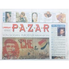 Gökçe Koleksiyon Milliyet Gazetesi Pazar Eki 27 Temmuz 1997 - Son Slogan Puroistler Havanaya   GZ41557