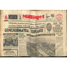 Gökçe Koleksiyon Milliyet Halk Gazetesi 24 Kasım 1965 - Liz Taylor Hamile - Demirel  Plânda Yok Ama Programda Var  GZ117952