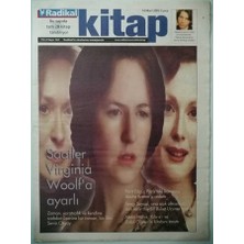 Gökçe Koleksiyon Radikal Gazetesi Kitap Eki 14 Mart 2003 Kadının Adı Sevgi,mesleği Yazar -GZ33200