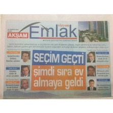 Gökçe Koleksiyon Akşam Gazetesi  Emlak Eki 29 Temmuz 2007 - Parti Bahane Komşu Şahane     GZ47741