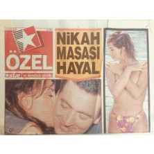 Gökçe Koleksiyon Star Gazetesi Magazin Eki 14 Ocak 2000  - Perihan Savaş-Mehmet Aşkın,nikah Masası Hayal   GZ40037