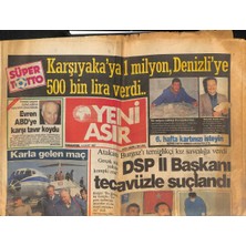 Gökçe Koleksiyon Yeni Asır Gazetesi 14 Mart 1987 - Çernobil Canavarları Izmirde - Erdal Inönü  Seia Anlaşması Imzalanmasın  GZ131711