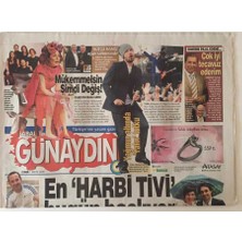 Gökçe Koleksiyon Sabah Gazetesi Günaydın Eki 1 Mayıs 2009 -  En Harbi Tv Bugün Başlıyor    GZ22970