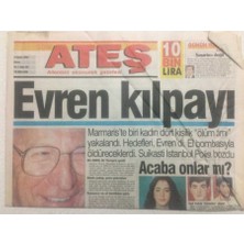 Gökçe Koleksiyon Ateş Gazetesi  8 Kasım 1996 - Nurseli Idiz Cahideyi Oynayacak  GZ38024