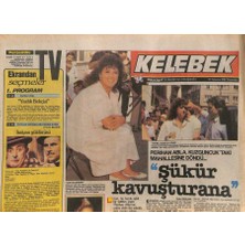 Gökçe Koleksiyon Hürriyet Gazetesi Kelebek Eki 27 Ağustos 1987 - Gökhan Güney , Nil Ünalla Can Yoldaşında  GZ127847