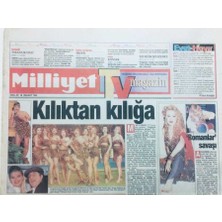 Gökçe Koleksiyon Milliyet Gazetesi Tv Magazin Eki 16 Şubat 1994 - Kılıktan Kılığa, Padişahlı Mega Turnike  GZ41239
