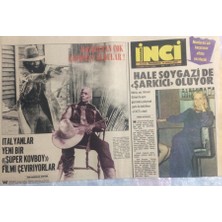 Gökçe Koleksiyon Tercüman Gazetesi Inci Magazin  Eki 22 Ekim 1976  - Hale Soygazi Şarkıcı Oluyor  GZ21739