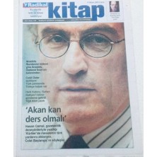 Gökçe Koleksiyon Radikal Gazetesi Kitap Eki - 11 Nisan 2003 - Akan Kan Ders Olmalı    GZ46359