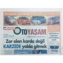 Gökçe Koleksiyon Hürriyet  Gazetesi Oto Yaşam Eki 22 Şubat  2006 - Zor Olan Karda Gitmek  GZ40425